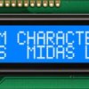 Wyświetlacz alfanumeryczny LCD, , Alfanumeryczny, Midas