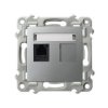 SZAFIR Gniazdo telefoniczne pojedyncze srebro GPT-1Z/m/18 OSPEL
