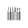 Set of replacement tips for a soldering iron (6 pieces)