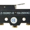 Z15GW21-B; Wyłącznik krańcowy, dźwignia 28,5mm prosta, 15A