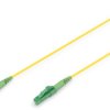 FO patch cable, LC/APC to LC/APC, 10 m, OS2, singlemode 9/125 µm, DK-2933-10-APC-SX