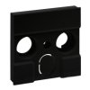 NILOE STEP Plakietka gniazda TV zewnętrznych producentów 3 otwory czarny 863584 LEGRAND