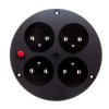 Gniazdo do przedłużacza GDP 4x220V+Termik 32.51