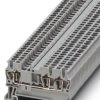 Through terminal block, spring balancer connection, 0.08-1.5 mm², 3 pole, 17.5 A, 6 kV, gray, 3031128
