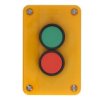 Kaseta Sterownicza Z Dwoma Przyciskami Start Stop Żółta