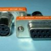 MMA9F-MD6F ADAPTOR DSUB09F-MINI DIN6F