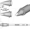 R245008 Lötspitze R245, Meißelform, R245008/2,2 x 1,0 mm