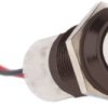 Lampka kontrolna do montażu panelowego 110V ac, biała 14mm LED Wyprowadzenia RS PRO