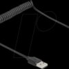 90130 Coiled Cable EASY-USB 2.0 Type-A male to USB Type-B male 0.5 m t