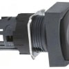ZB6DA2 Przełącznik przyciskany 16mm Poz.stab 1 czarny Poz 2