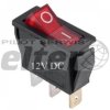 Przeł. kołys. podśw. średni ON-OFF 12V czerwony