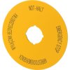 Emergency stop label, pl, en,de, it