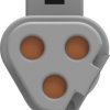 TE Connectivity DTM06-3S-E007 Obudowa złącza pin żeńskiego na kabel DTM Serie, piny: 3, 1 szt.