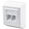 Gniazdo Natynkowe 2Xrj45 Kat.5E Utp 64X80mm Neku