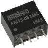 Przetwornica; AM1S-0524SZ; konwerter DC/DC; 5V (4,5÷5,5)V; DC; 24V; DC; 42mA; 1W; izolowany; 1kV; SIL4; przewlekany (THT); Aimte