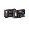Hähnel Fototechnik 10001600 Camera Battery 2x Efficient 1970mAh 7.2V