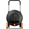 Fiskars 1071639 Comfort Waterwheel Hose Cart Black Orange 13mm x 21.5m 1/2"