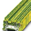 Protective conductor terminal, spring balancer connection, 0.08-4.0 mm², 3 pole, 8 kV, yellow/green, 3031267
