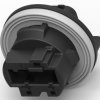 Connector, 2 pole, straight, 1 row, black, 2-2109118-2