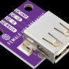 333132 Developer boards - USB Type-A adapter board, socket