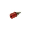 Gniazdo bananowe montażowe 4mm 24.247.1 czerwone 24A 60V / 10593