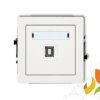 DECO Gniazdo USB-AB 2.0 biały mat 25DGUSB-3 KARLIK