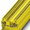 Through terminal block, spring balancer connection, 0.08-1.5 mm², 2 pole, 17.5 A, 6 kV, yellow, 3037025