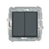 Mini Łącznik Podwójny Schodowy Grafitowy Mat 28Mwp-33