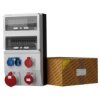 Rozdzielnica Budowlana Ext-S/Fi 63A 32A 16A 2X230v Schuko Mennekes Doktorvolt...