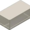 Sheet steel RF enclosure, (L x W x H) 130 x 29 x 21 mm, natural, 405.16