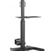 Carriage, for 2 monitors, 13 to 32 inch, up to 8 kg, VESA max. 100x100 mm, black, ICA-TR42