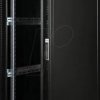 26210152 19-inch server cabinet, 36 U, 1000 mm depth, black Plexiglas