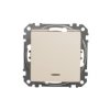 SEDNA DESIGN & ELEMENTS Wyłącznik pojedynczy 2-biegunowy z sygnalizacją załączenia beżowy SDD112162N SCHNEIDER ELECTRIC