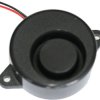 Piezo siren, 105 dB, 12 VDC, 150 mA, black, RSP-5018