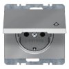 K.5 Gniazdo SCHUKO z pokrywą z podwyższoną ochroną styków stal szlachetna 47517204