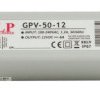 GPV-50-12 wodoszczelny zasilacz impulsowy do LED 12V / 4A; IP67