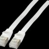 K5545WS.0,5 Cat.6a flat patch cable, U/FTP, 0.5m, white