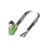 Phoenix Contact 1527757 Sensor/Actuator Cable 5P PVC Black 10m M12 A-coded