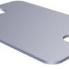 Stainless steel label, (L x W) 26.8 x 18 mm, silver, 200 pcs, 1463880000