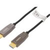 Kabel HDCP 2.2,HDMI 2.1 optyczny HDMI wtyk z obu stron 10m AK-330126-100-S