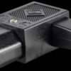 IEC coupling, 90° cable outlet, left