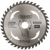 Draper 26258 TCT Construction Circular Saw Blade, 216 x 30mm, 40T