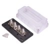 4 Way 300A Busbar with Clear Cover M10