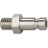 Nipple, L 18 mm, 35 bar, stainless steel, for jacks, 156260