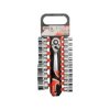Komplet nasadek z grzechotką 1/2", 19 cz. - YT-38681