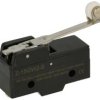 Mikroprzełącznik; Z-15GW2-B; dźwignia z rolką; 38mm; 1NO+1NC wspólny pin; szybkie; śrubowy; 15A; 250V; Howo