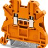 Through terminal block, screw connection, 0.14-1.5 mm², 17.5 A, 8 kV, orange, 1467081