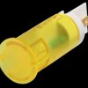 QS121XXY12 Indicator LED, 12 V DC, 12 mm, FASTON, yellow