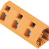 PCB terminal, 5 pole, pitch 10 mm, AWG 26-14, 15 A, spring-clamp connection, orange, 1953500000