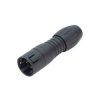 Binder 99-9113-00-05 Male Cable Mount 5 Pin Black Code with Solder Terminal